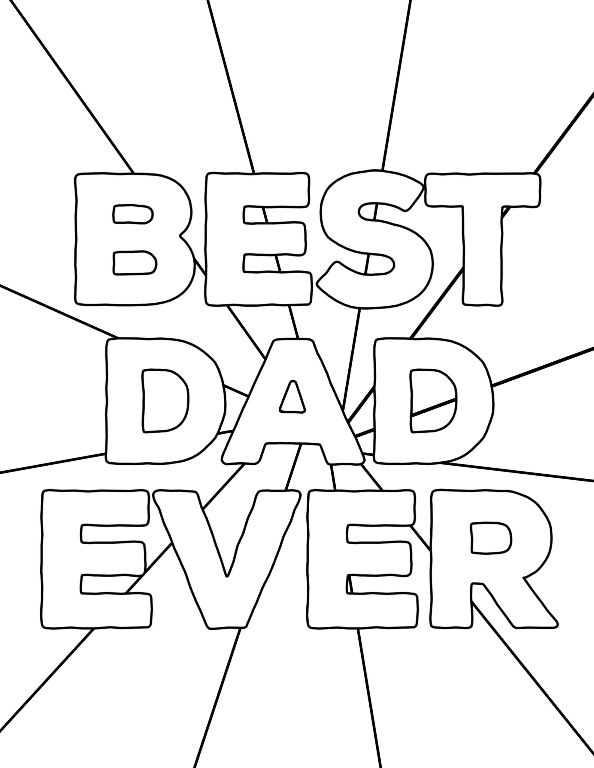 Free Printable Father's Day Coloring Pages For Grandpa