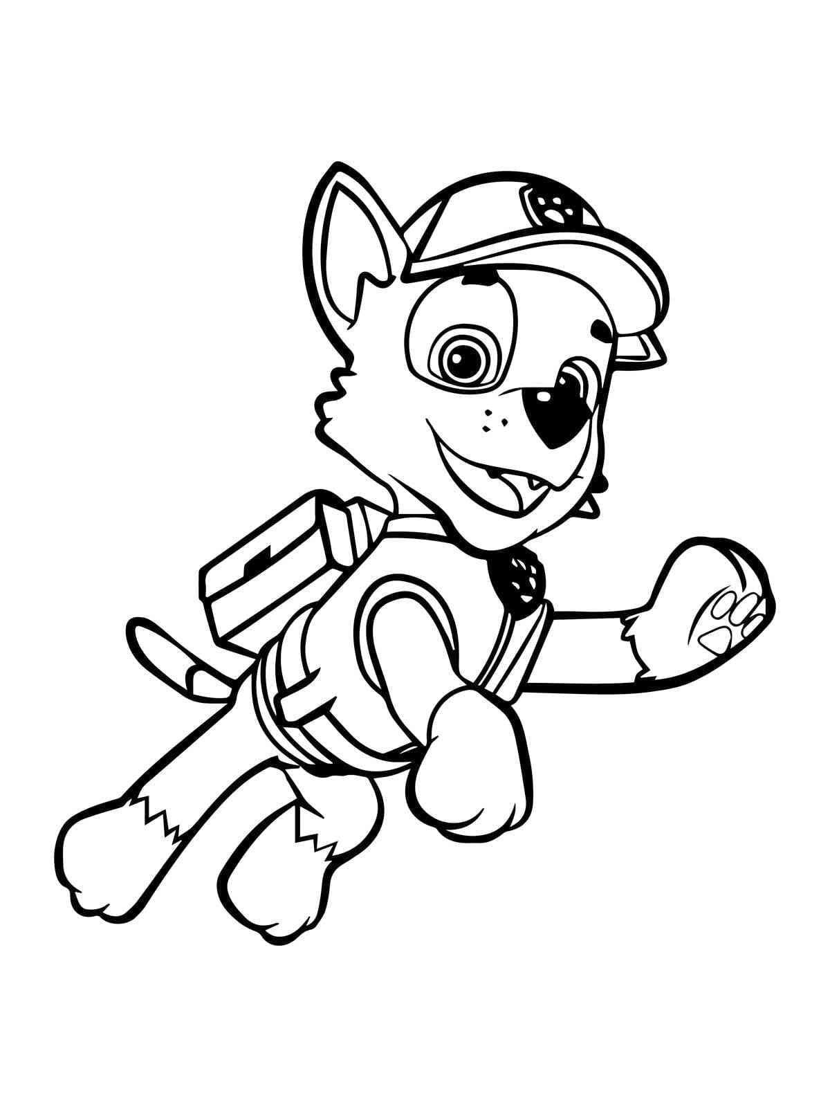 Paw Patrol Color Pages Free