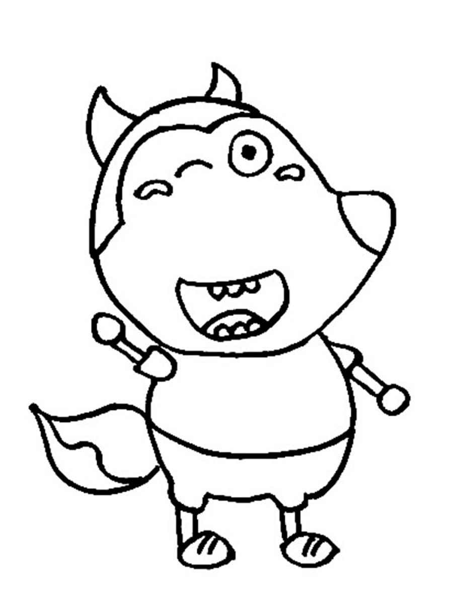 Wolfoo Printable Coloring Pages