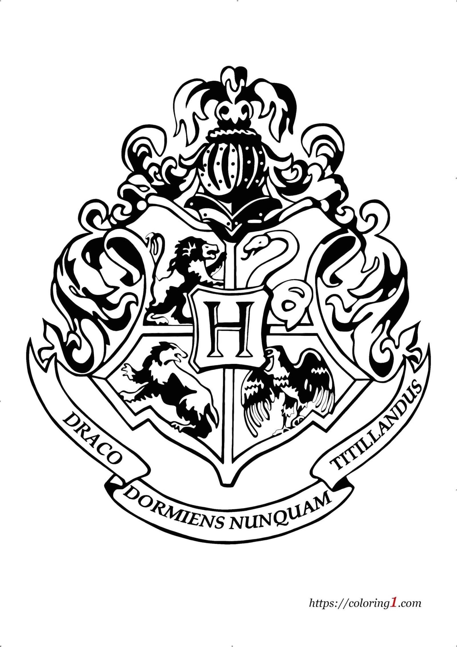 Harry Potter Coloring Pages Printable