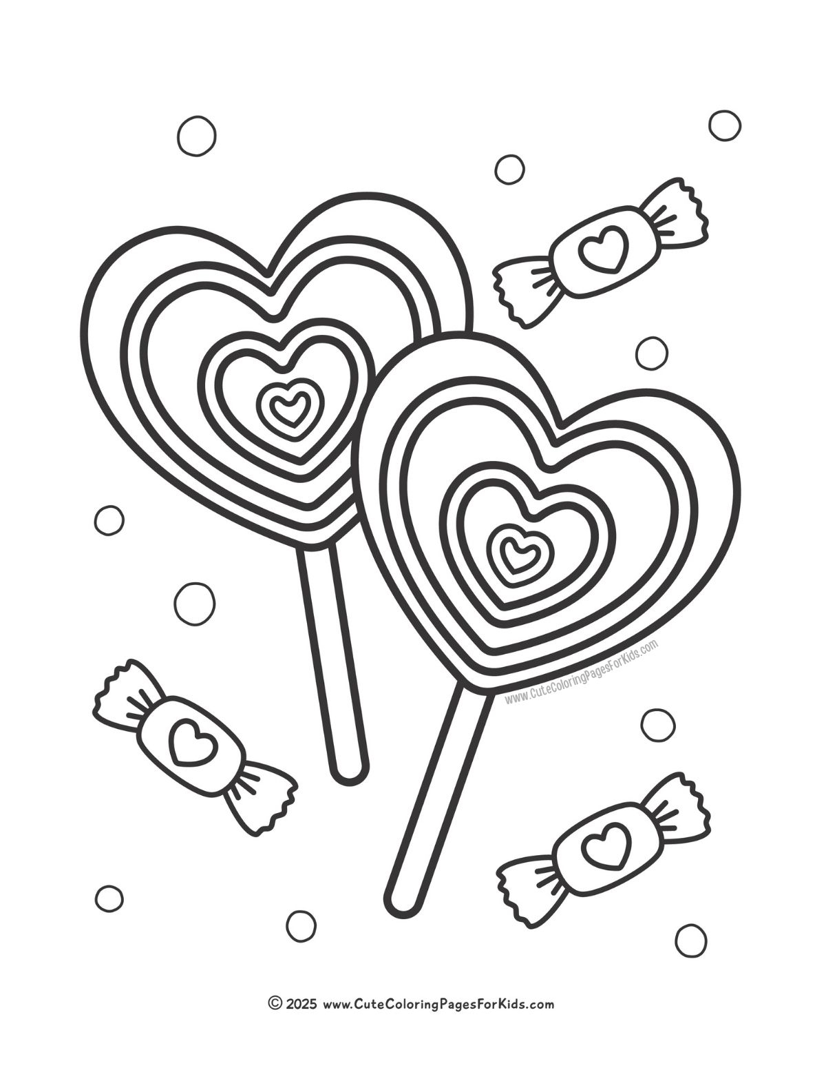 Heart Coloring Pages Cute Coloring Pages For Kids