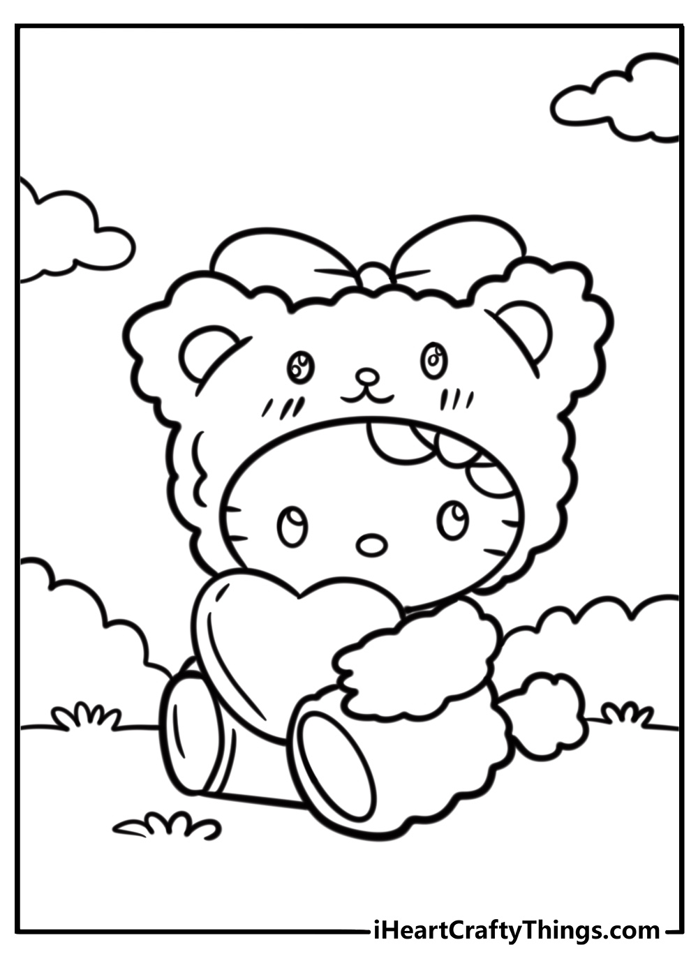 Hello Kitty Coloring Pages 70 Free PDF Printables For Kids