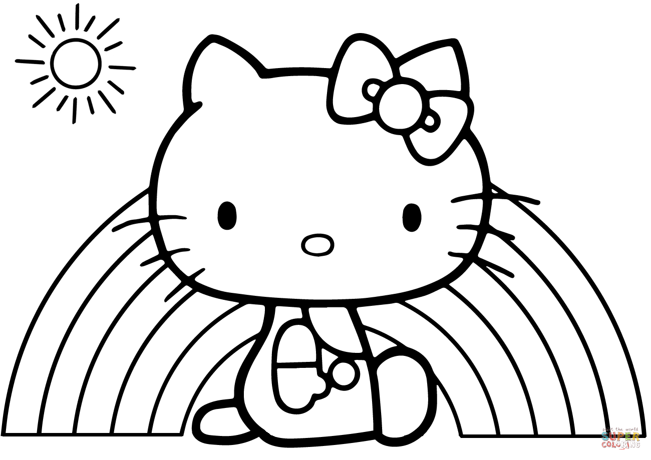Hello Kitty Coloring Pages Printable Coloring Pages FREE