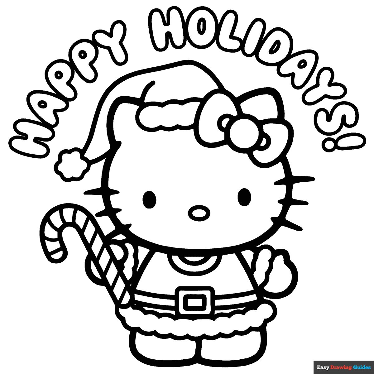 Coloring Pages Printable Hello Kitty