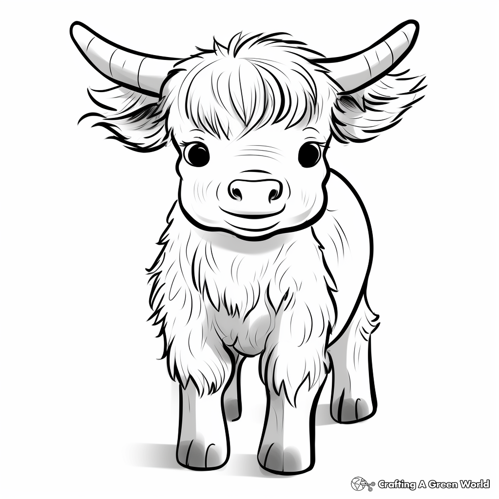 Free Cow Coloring Pages