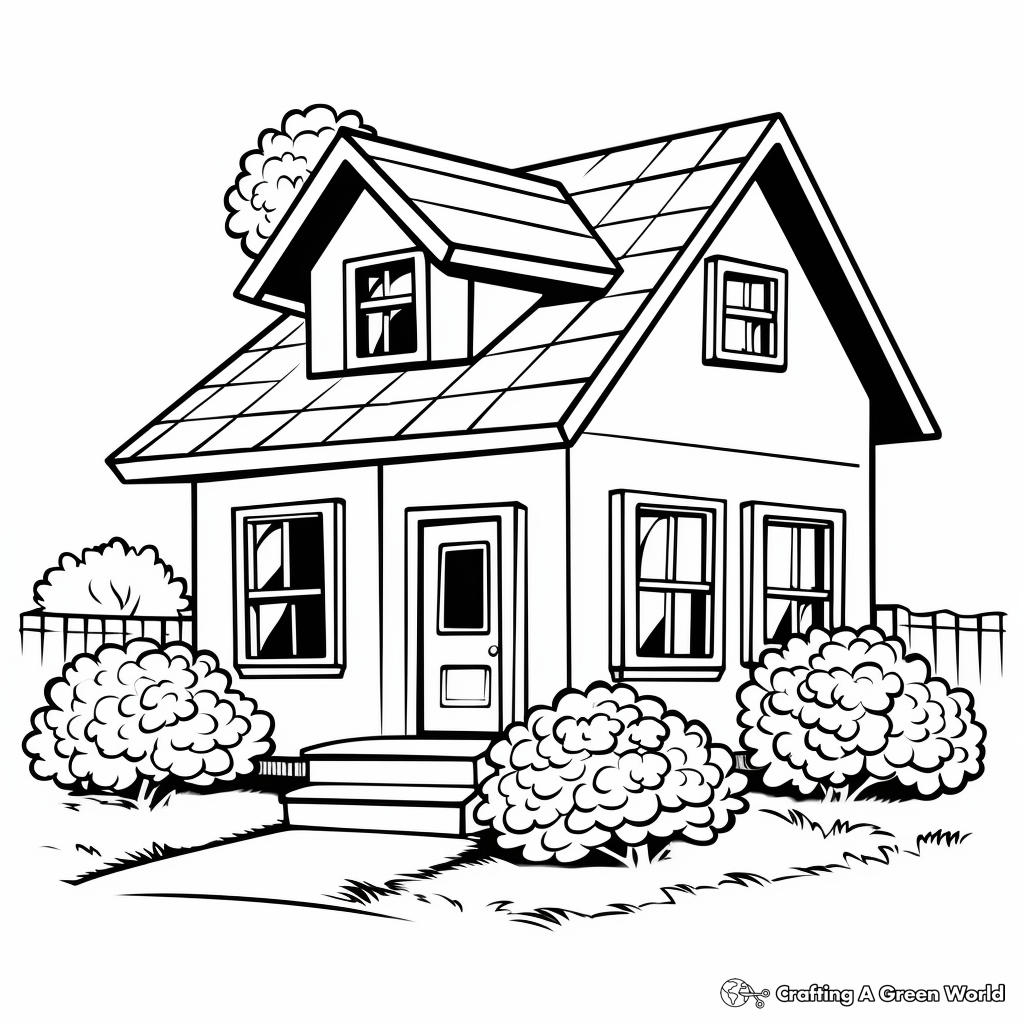 Home Coloring Pages Free U0026 Printable 