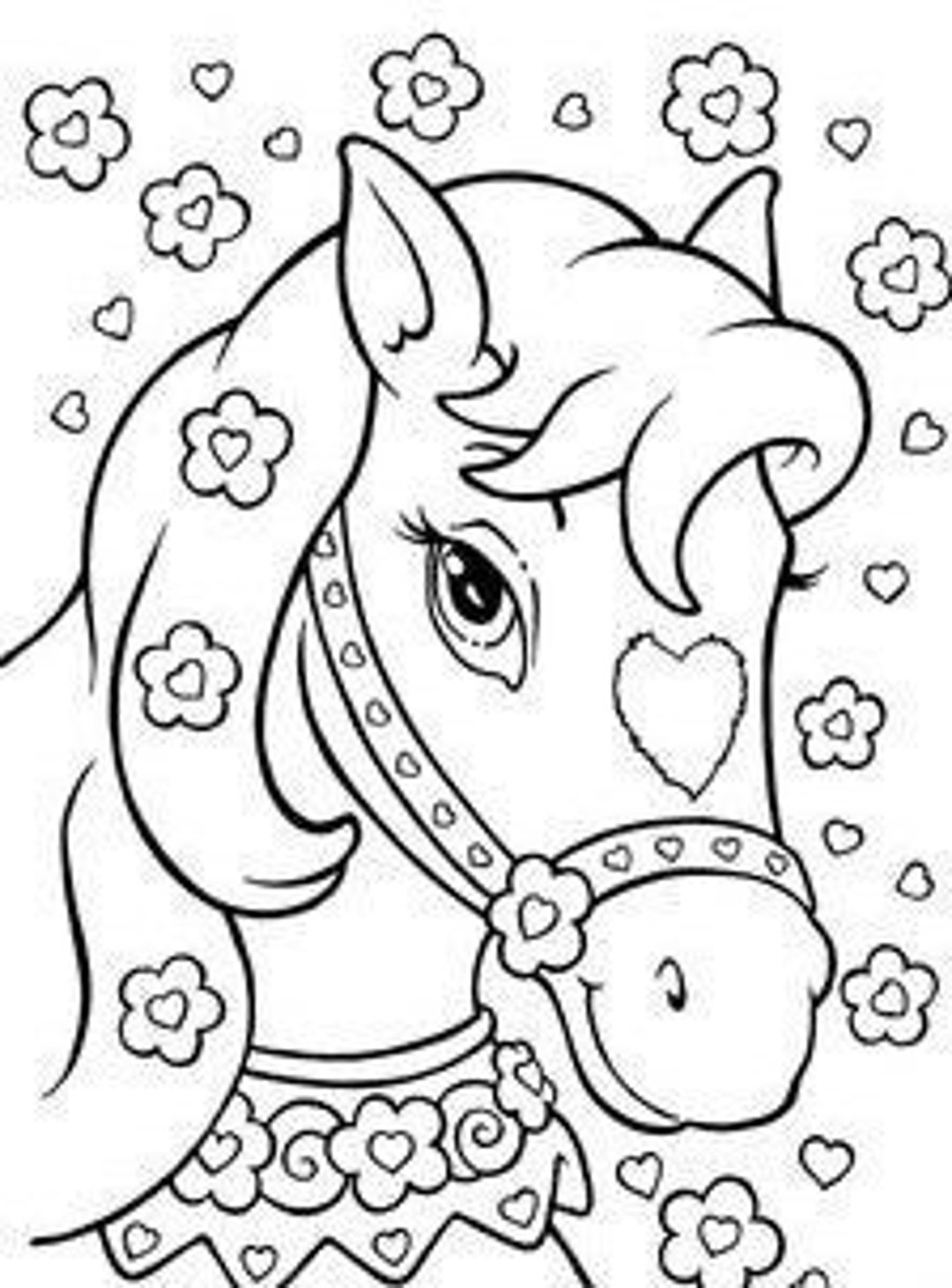 Horse Coloring Page