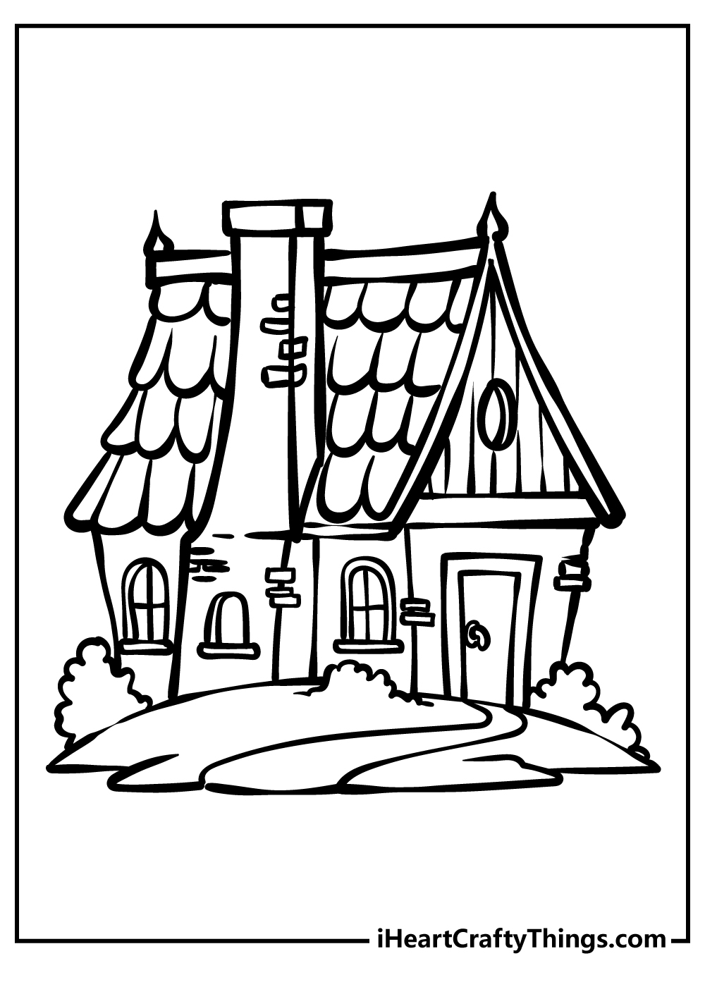 House Coloring Pages 100 Free Printables 