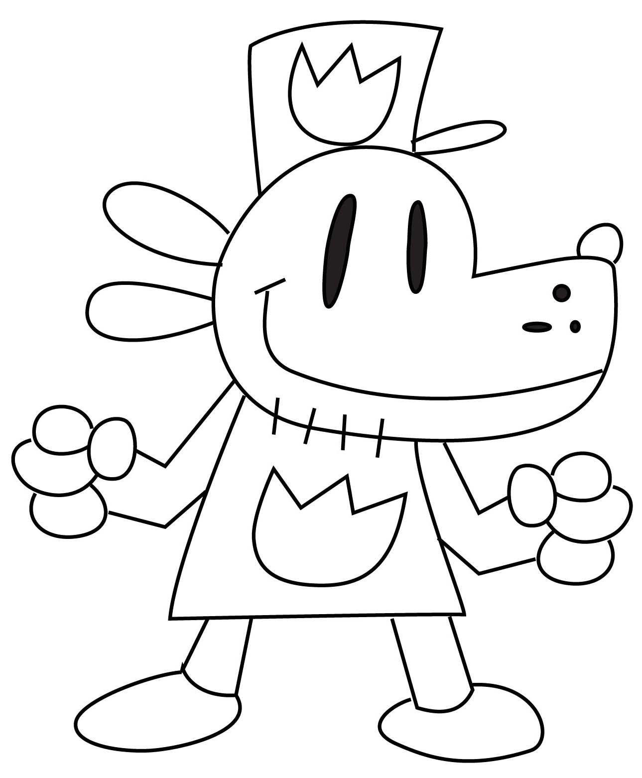 How To Draw Dog Man Easy Art Lesson For Kids