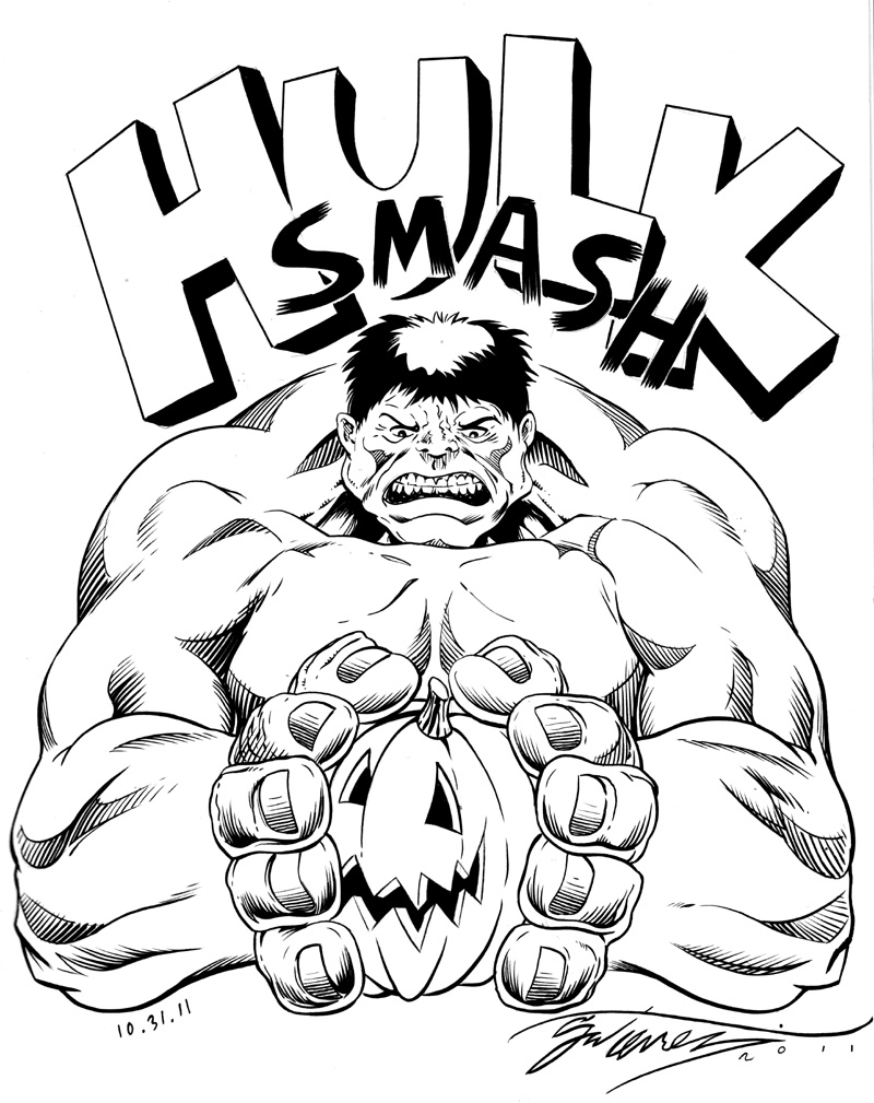 Hulk 79073 Superheroes Free Printable Coloring Pages