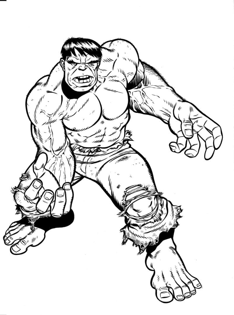 Hulk Free Coloring Page Download Print Or Color Online For Free