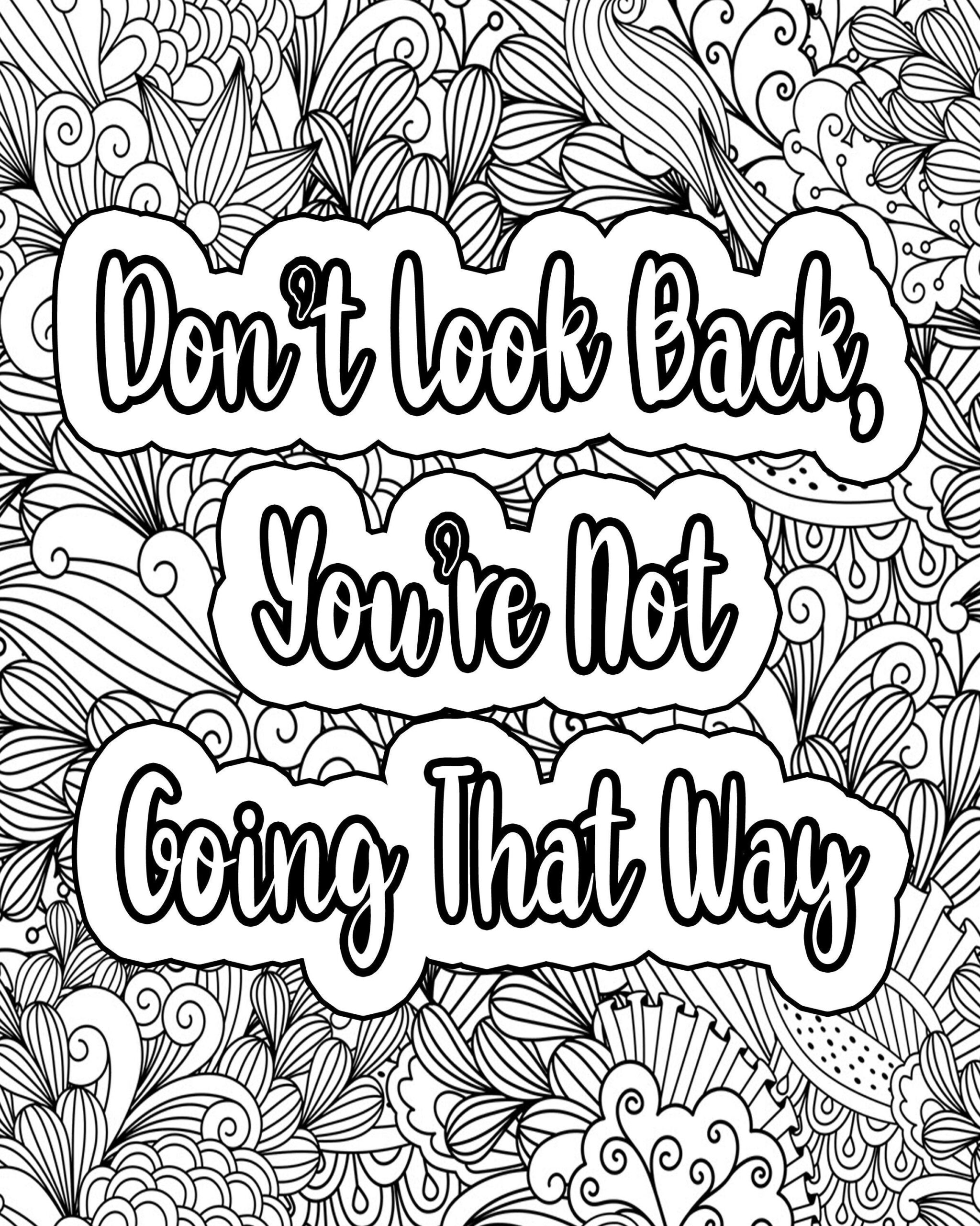Free Inspirational Coloring Pages