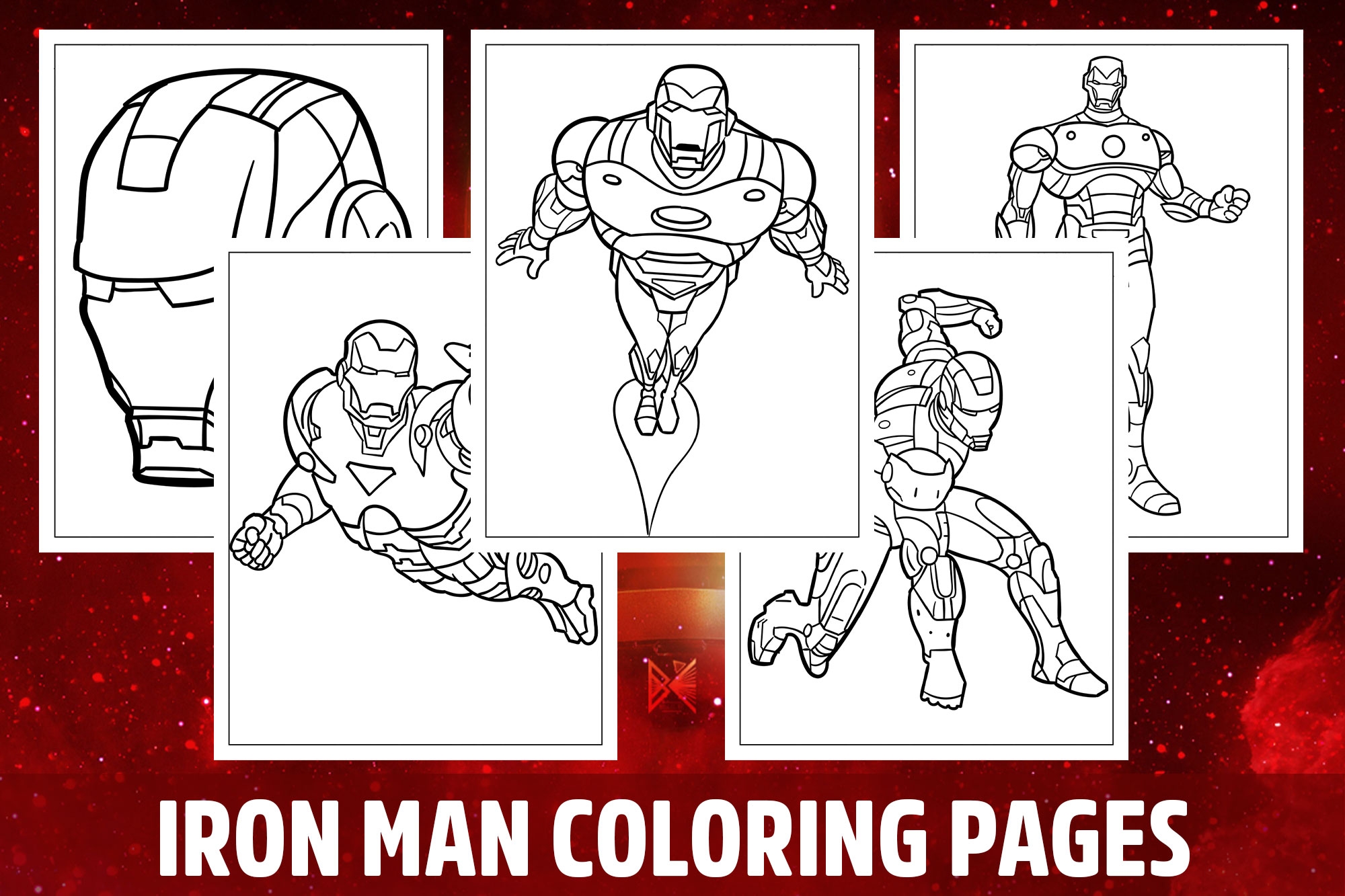 Iron Man Printable Coloring Pages