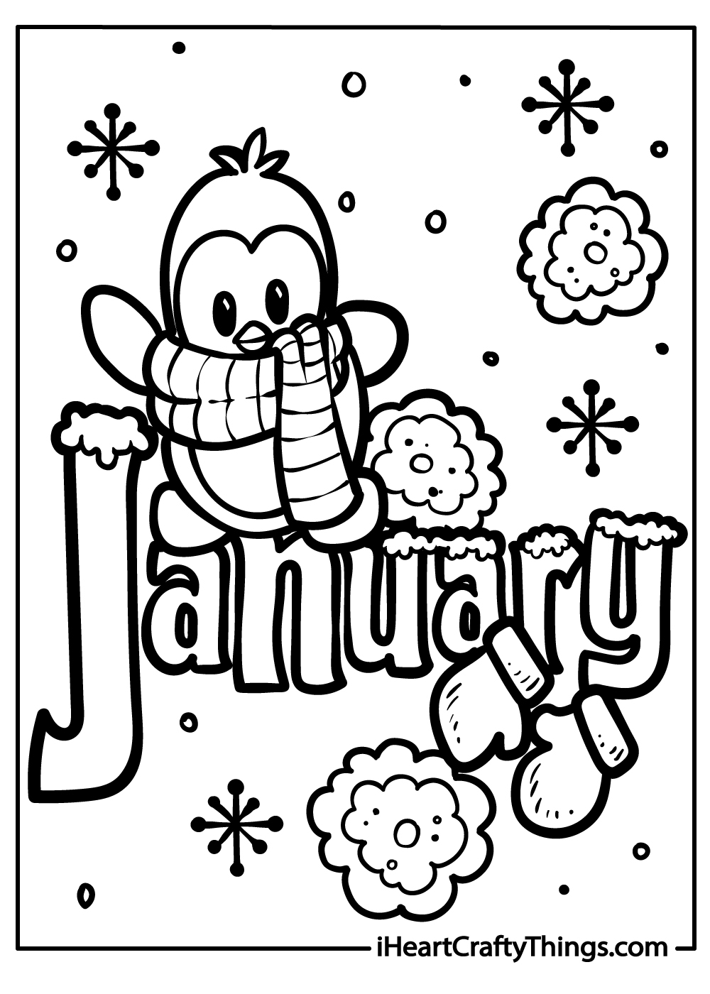 January Coloring Pages 100 Free Printables 