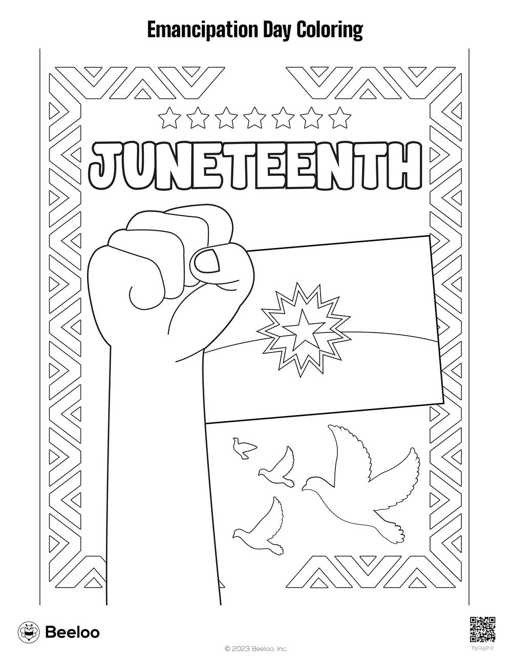 Juneteenth Coloring Pages Free