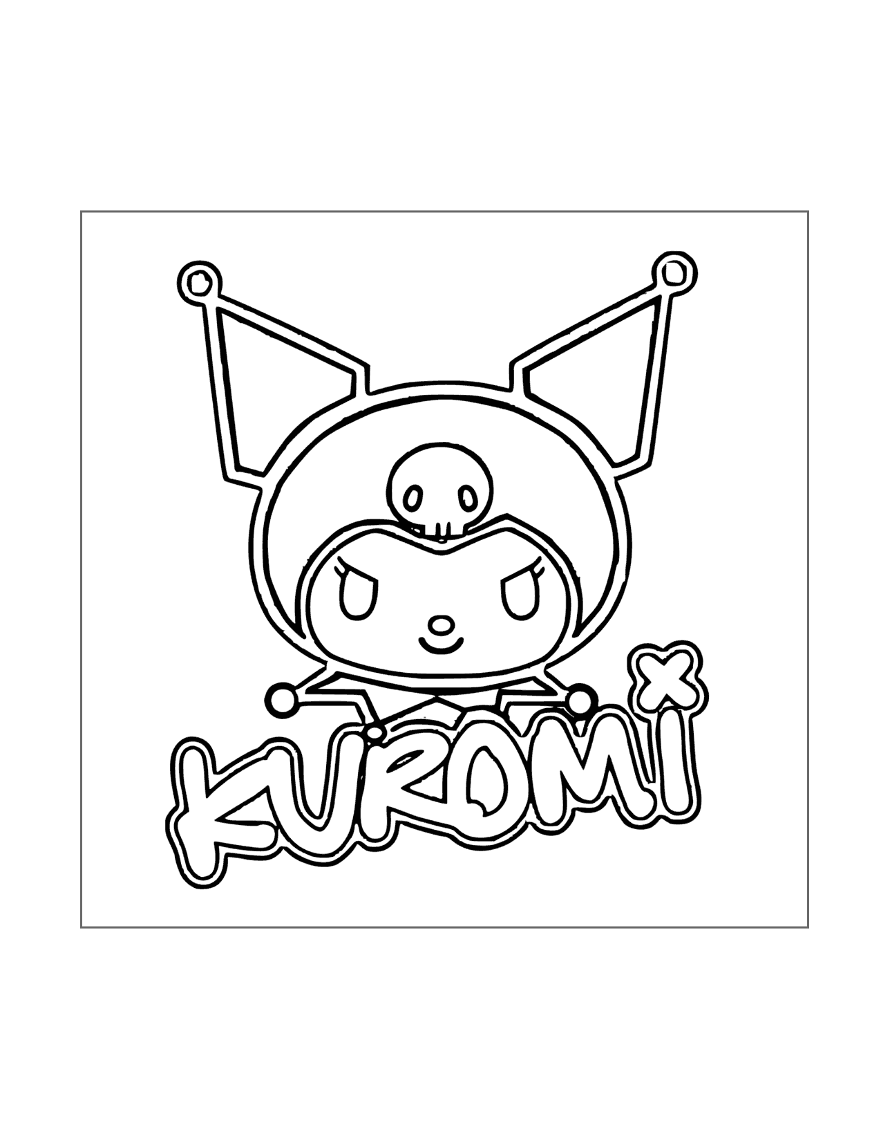 Kuromi Coloring Pages Printable Coloring Pages FREE