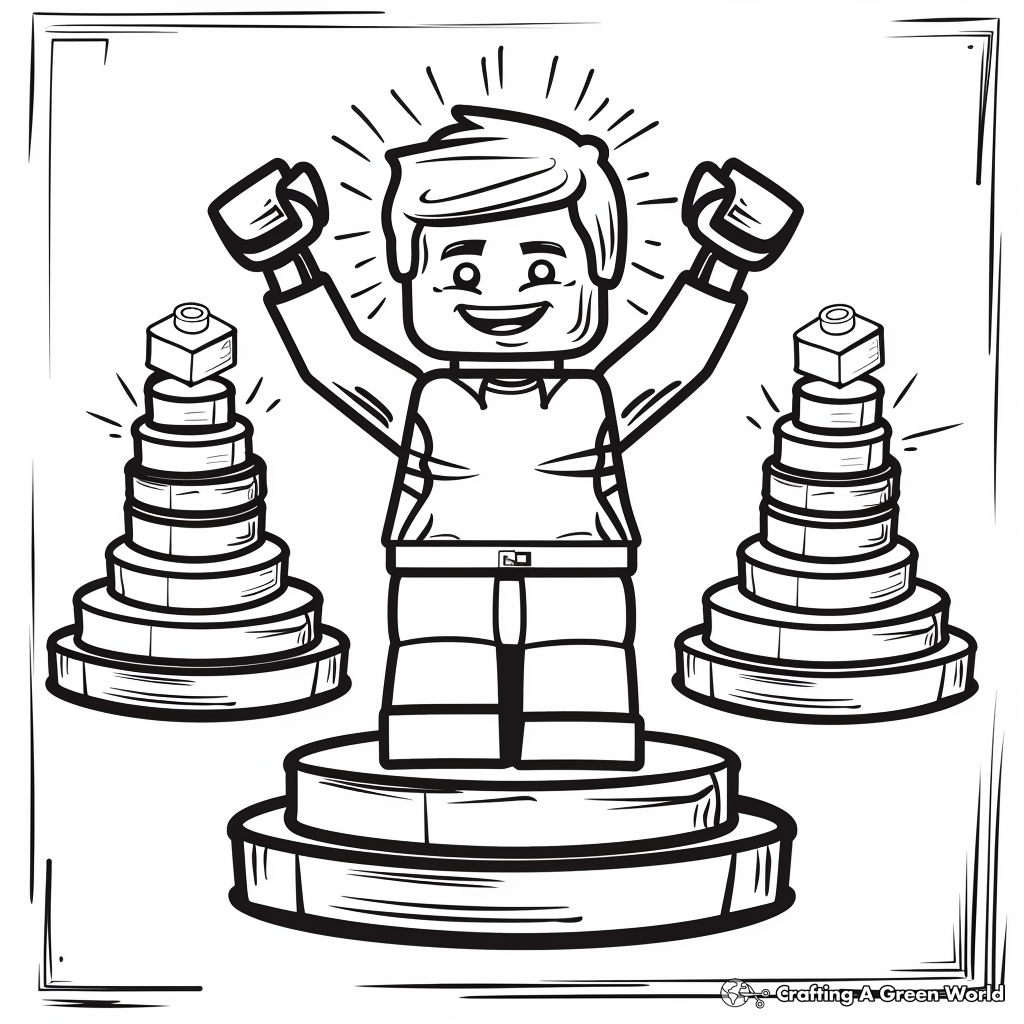 Lego Free Coloring Pages