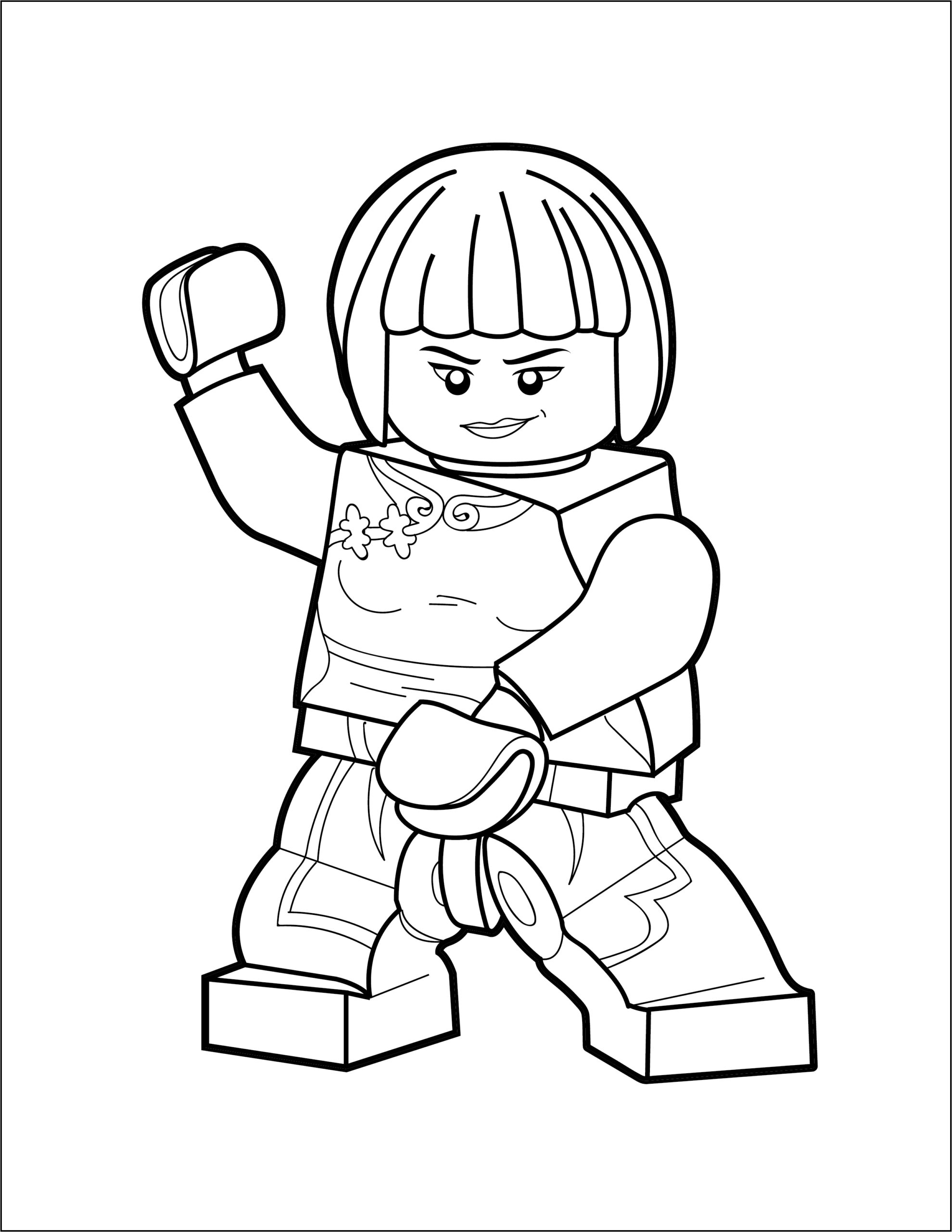 Ninjago Printable Coloring Pages