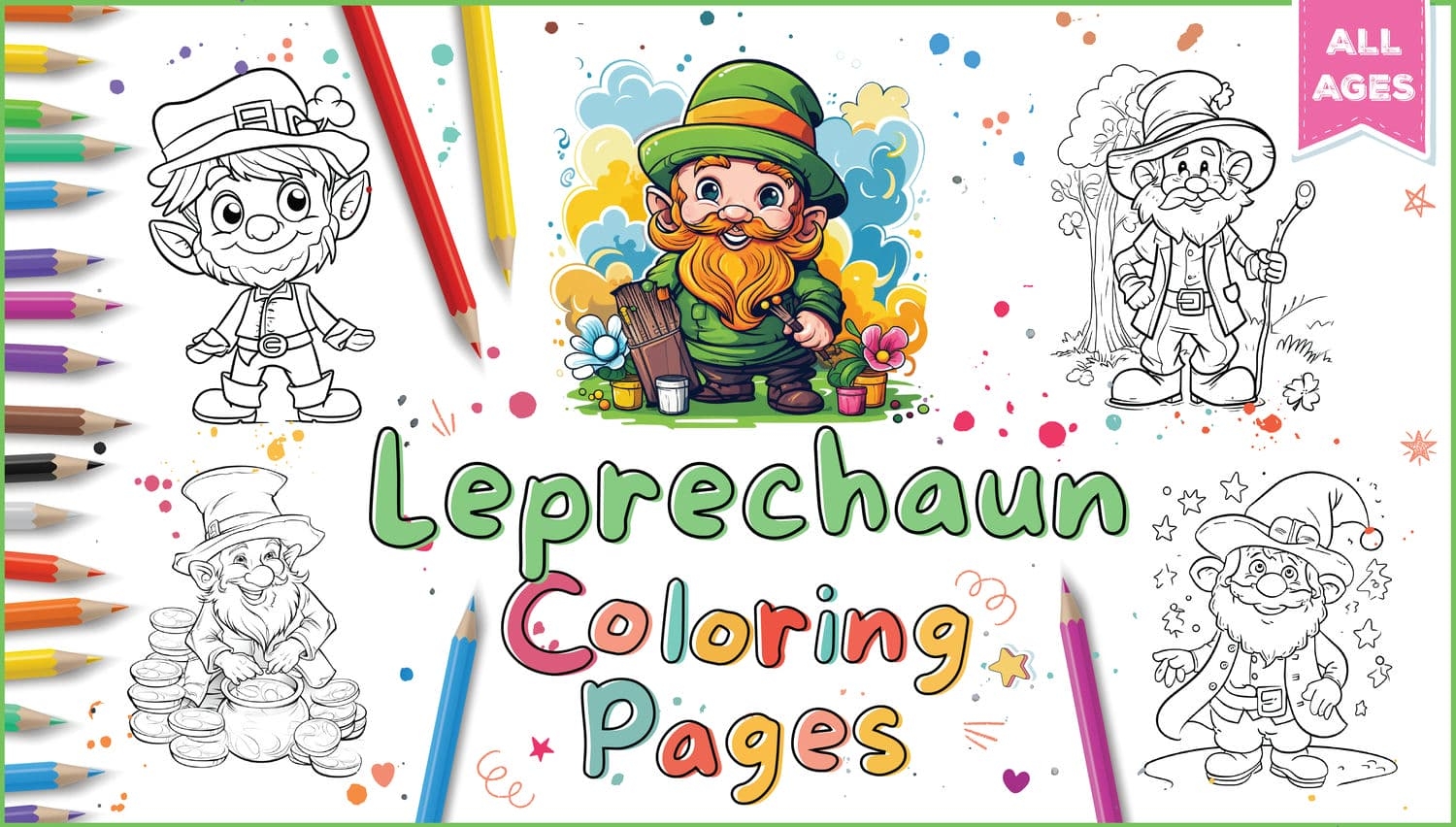 Leprechaun Coloring Pages World Of Printables