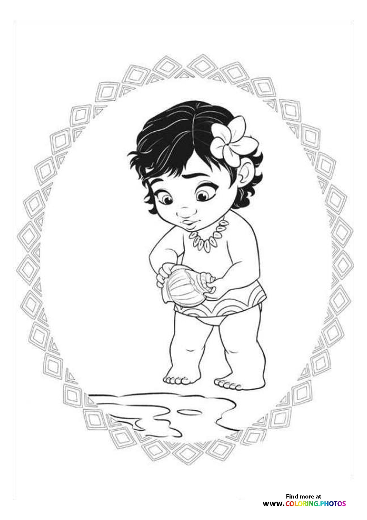 Free Moana Coloring Pages