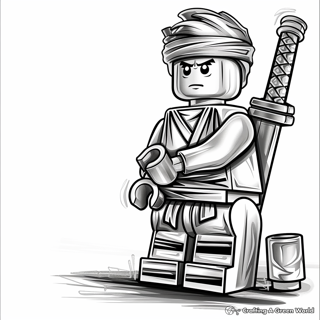 Lloyd Ninjago Coloring Pages Free U0026 Printable 