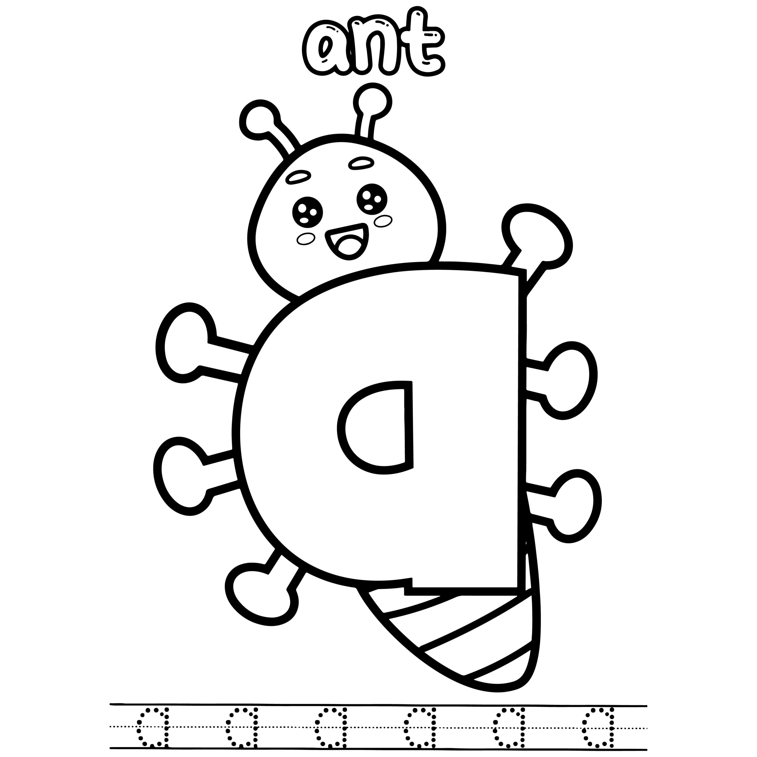 Lowercase Alphabet Coloring Book For Toddlers Preschoolers Kindergarteners