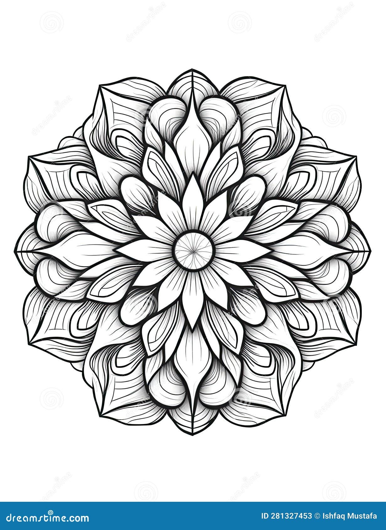 Printable Stress Relief Mandala Coloring Pages