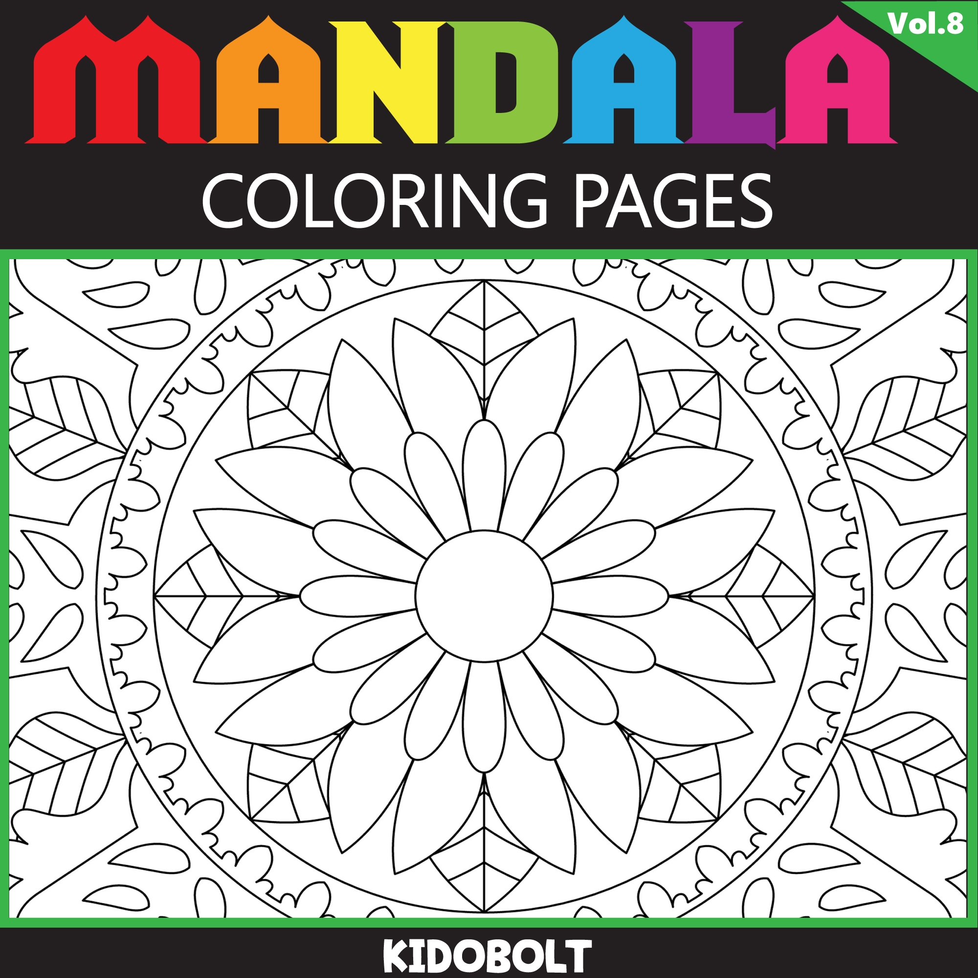 Mandala Coloring Pages Vol 08 Made By Teachers