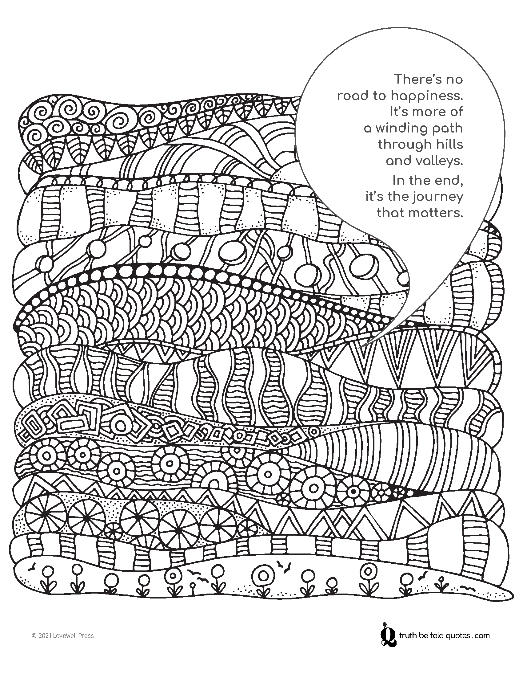 Mindfulness Coloring Pages High School SEL