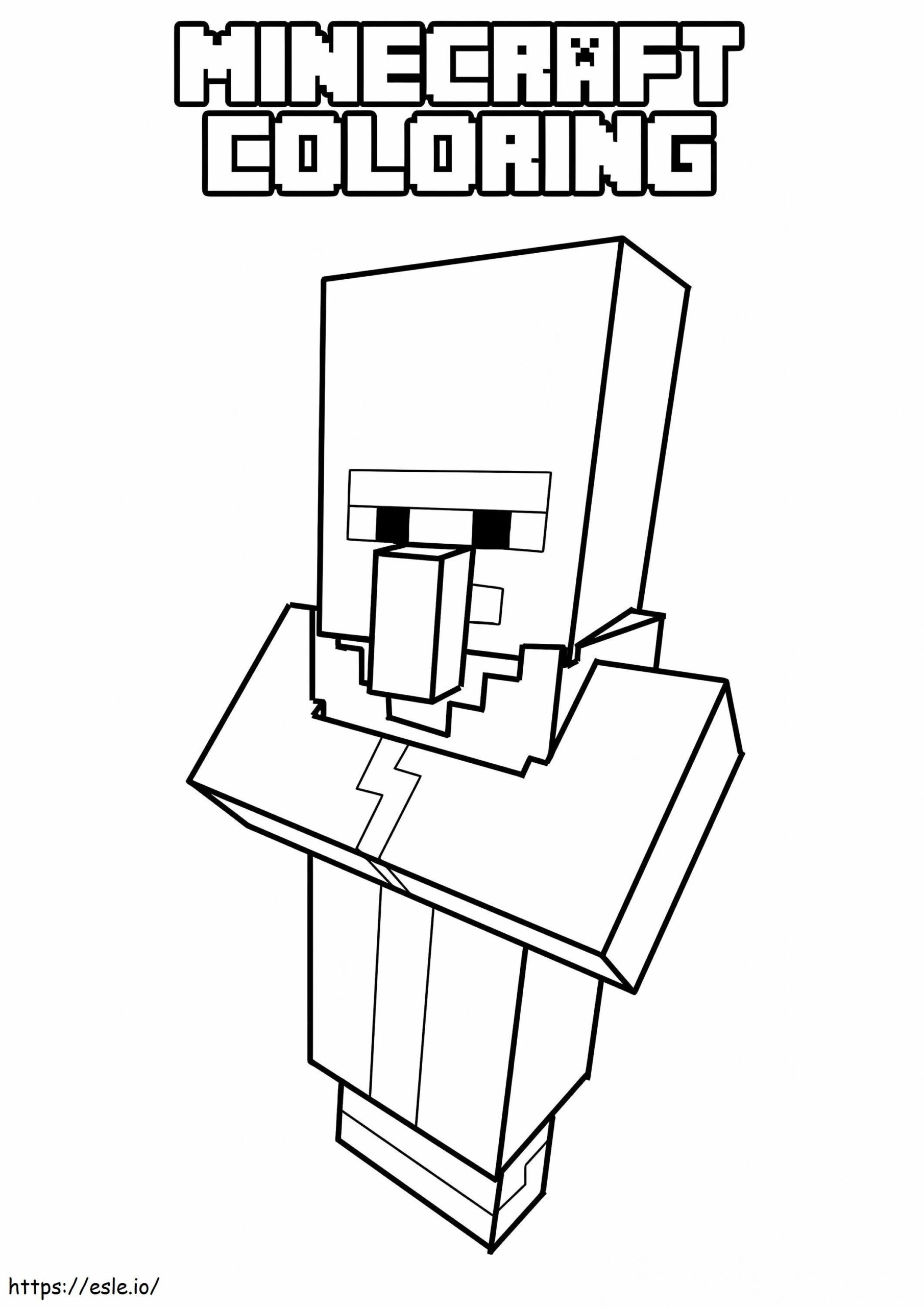 Minecraft Coloring Kids Simple Pages Dapat Dicetak Gratis Untuk Ide Pinterest 724X1024 Gambar Mewarnai