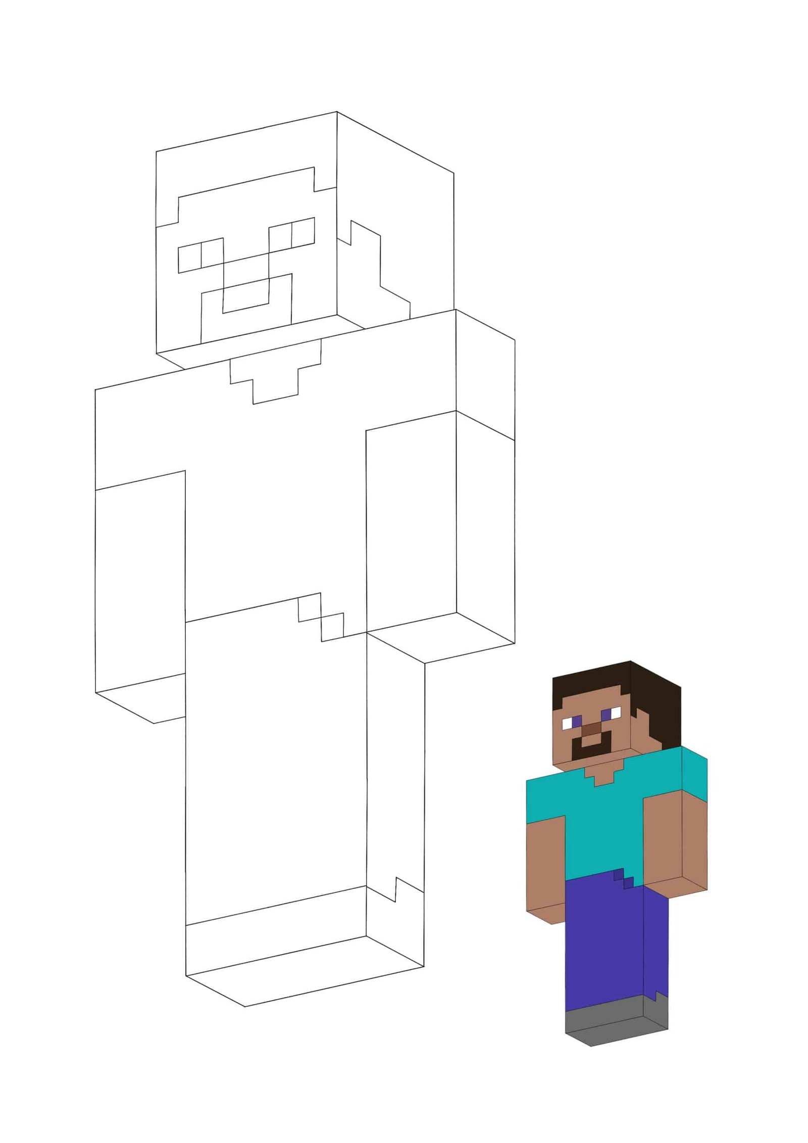 Minecraft Herobrine Coloring Pages 2 Free Coloring Sheets 2021 