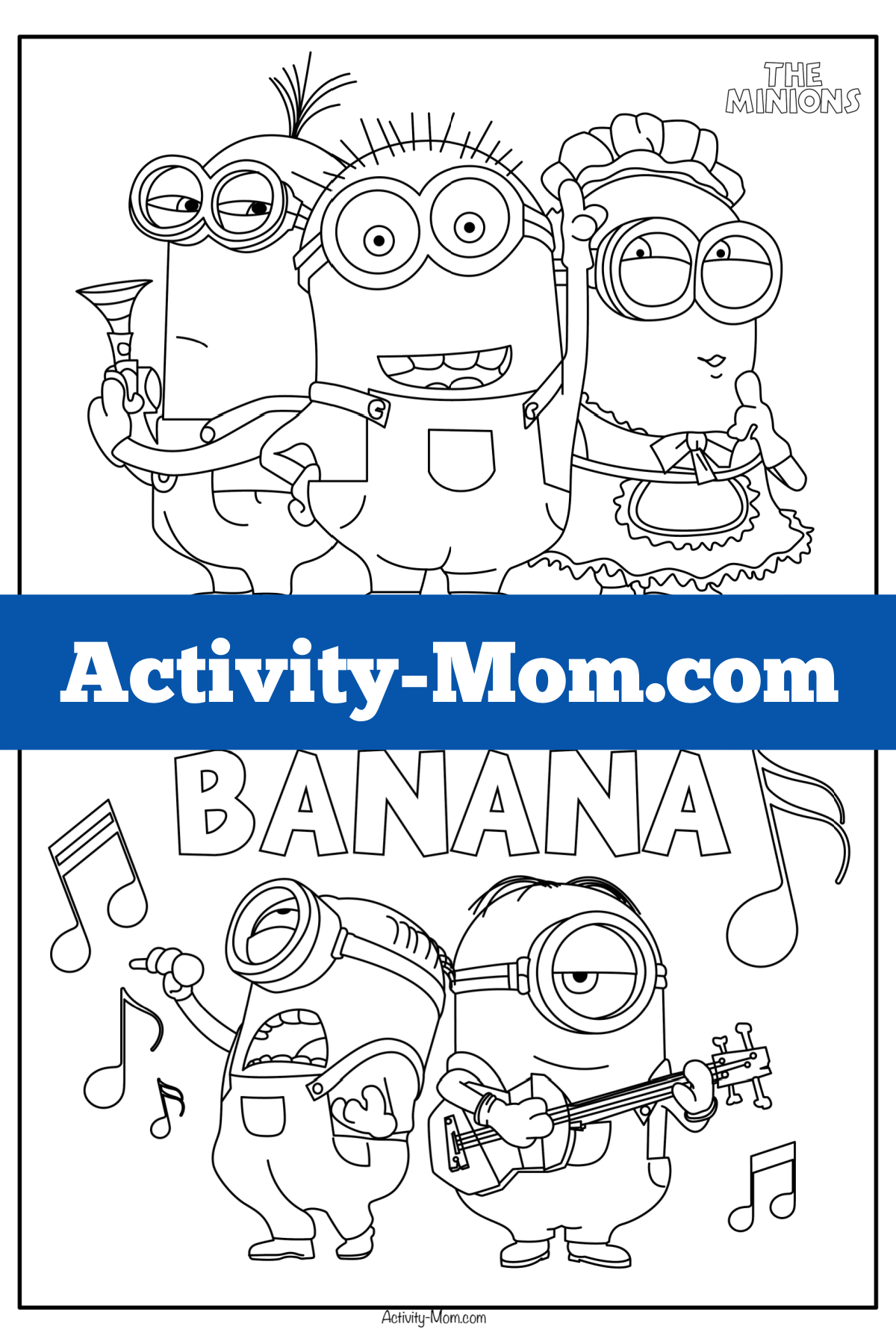 Free Coloring Pages Minions