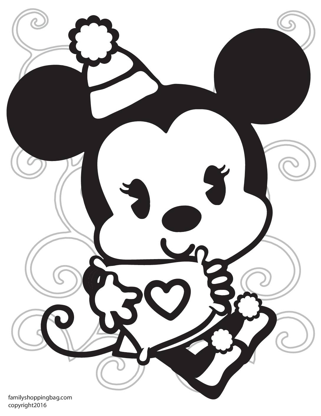 Minnie Mouse Color Page