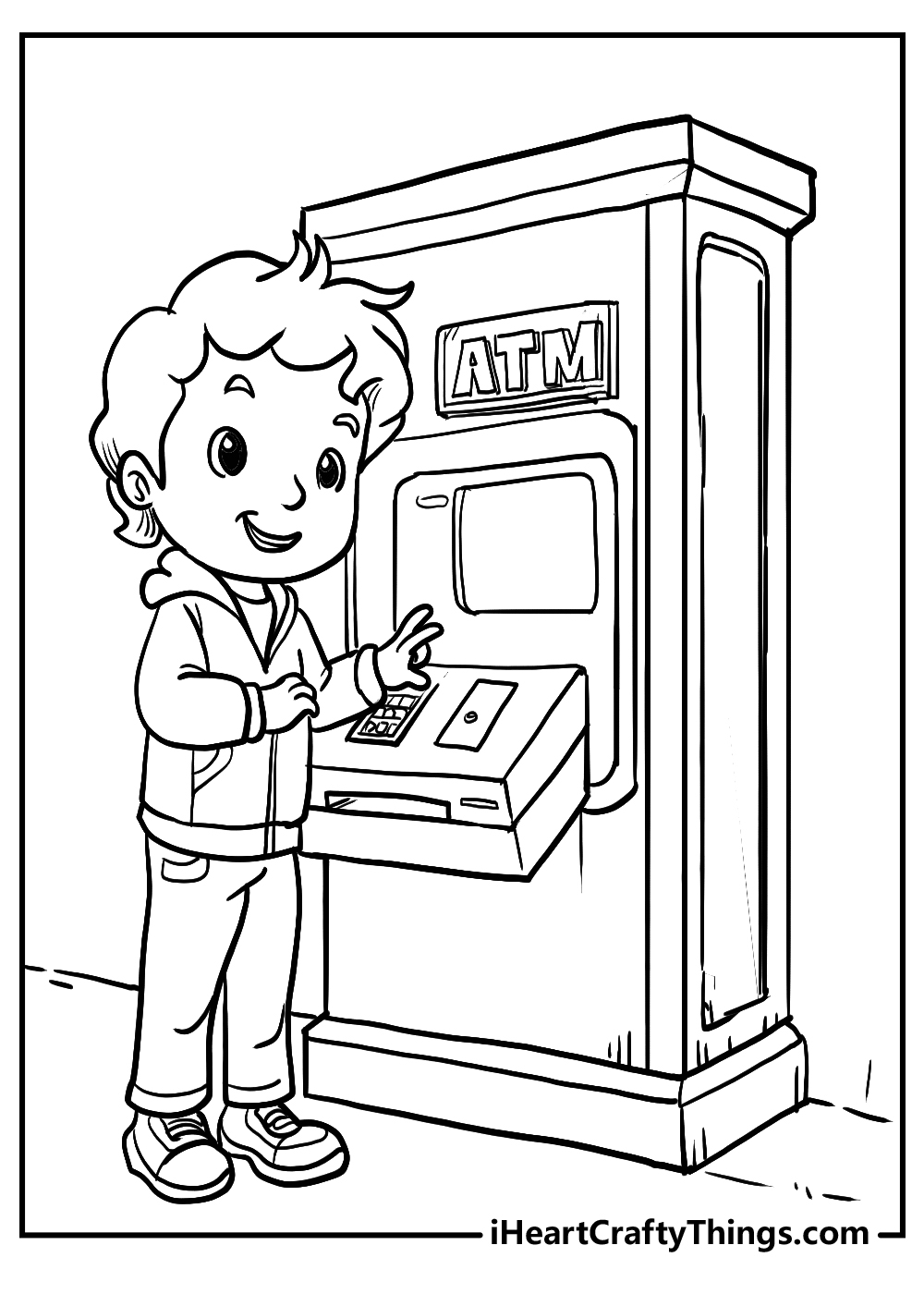 Money Coloring Pages Printable