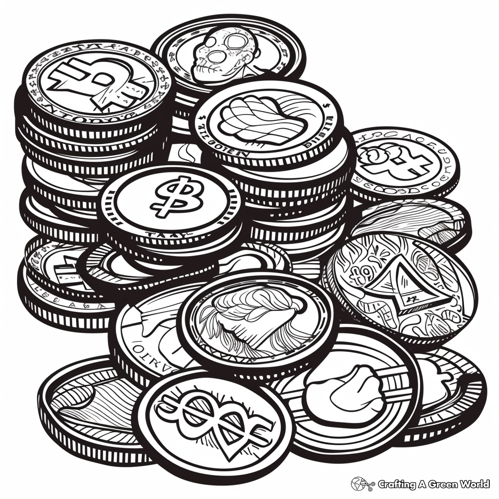 Money Coloring Pages Free U0026 Printable 