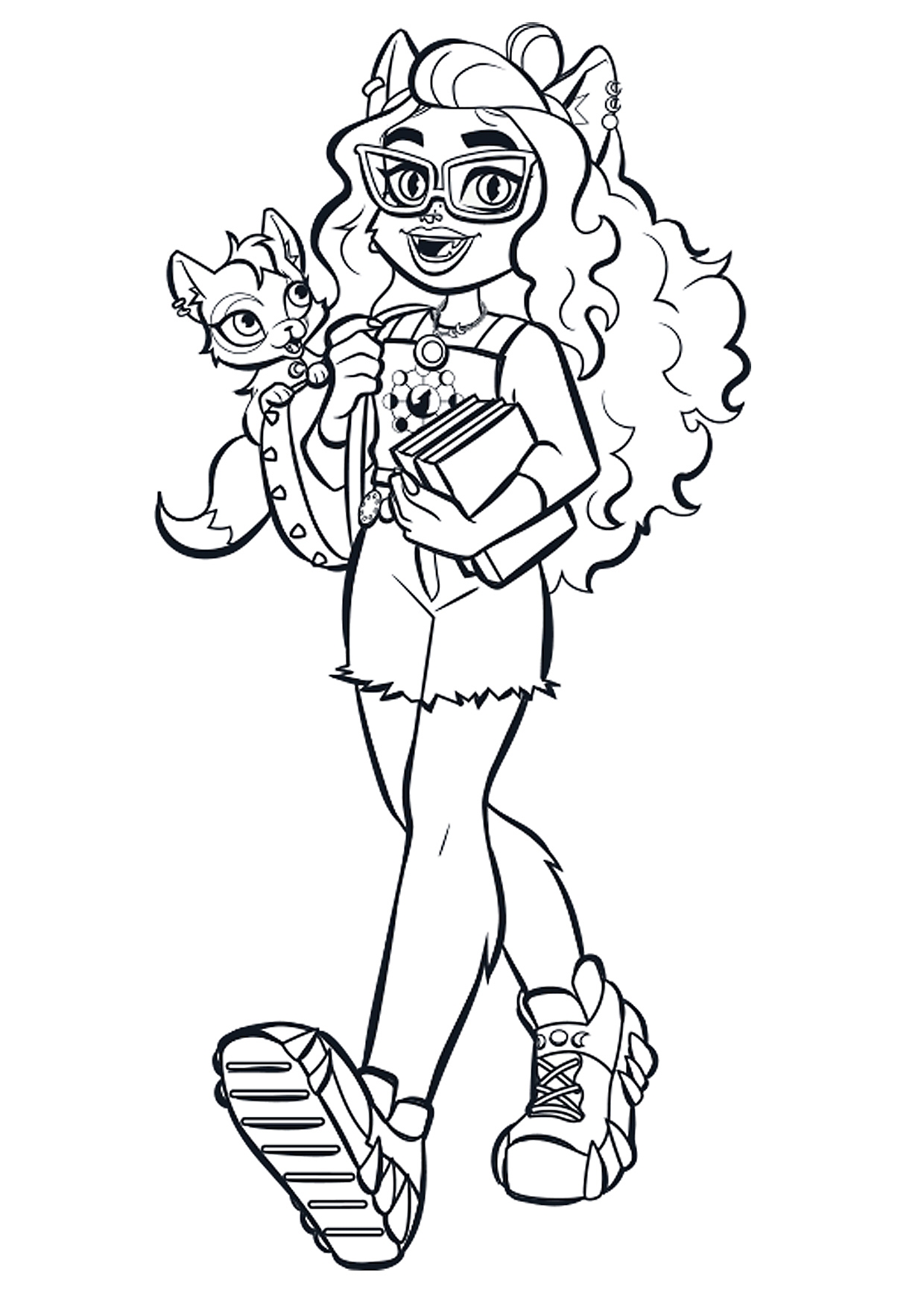 Free Monster High Coloring Pages