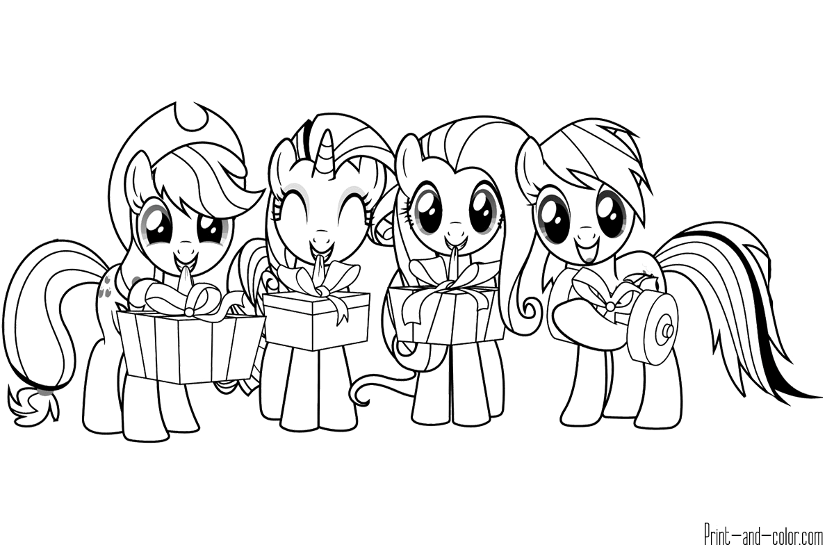 My Little Pony Coloring Pages Print And Color