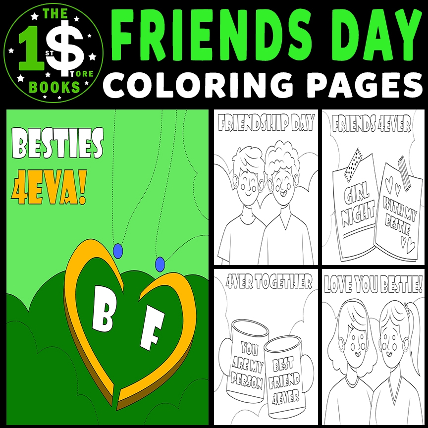 Printable Best Friend Coloring Pages