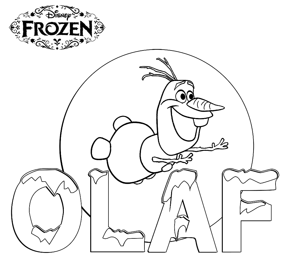 Olaf Coloring Pages Printable Coloring Pages FREE