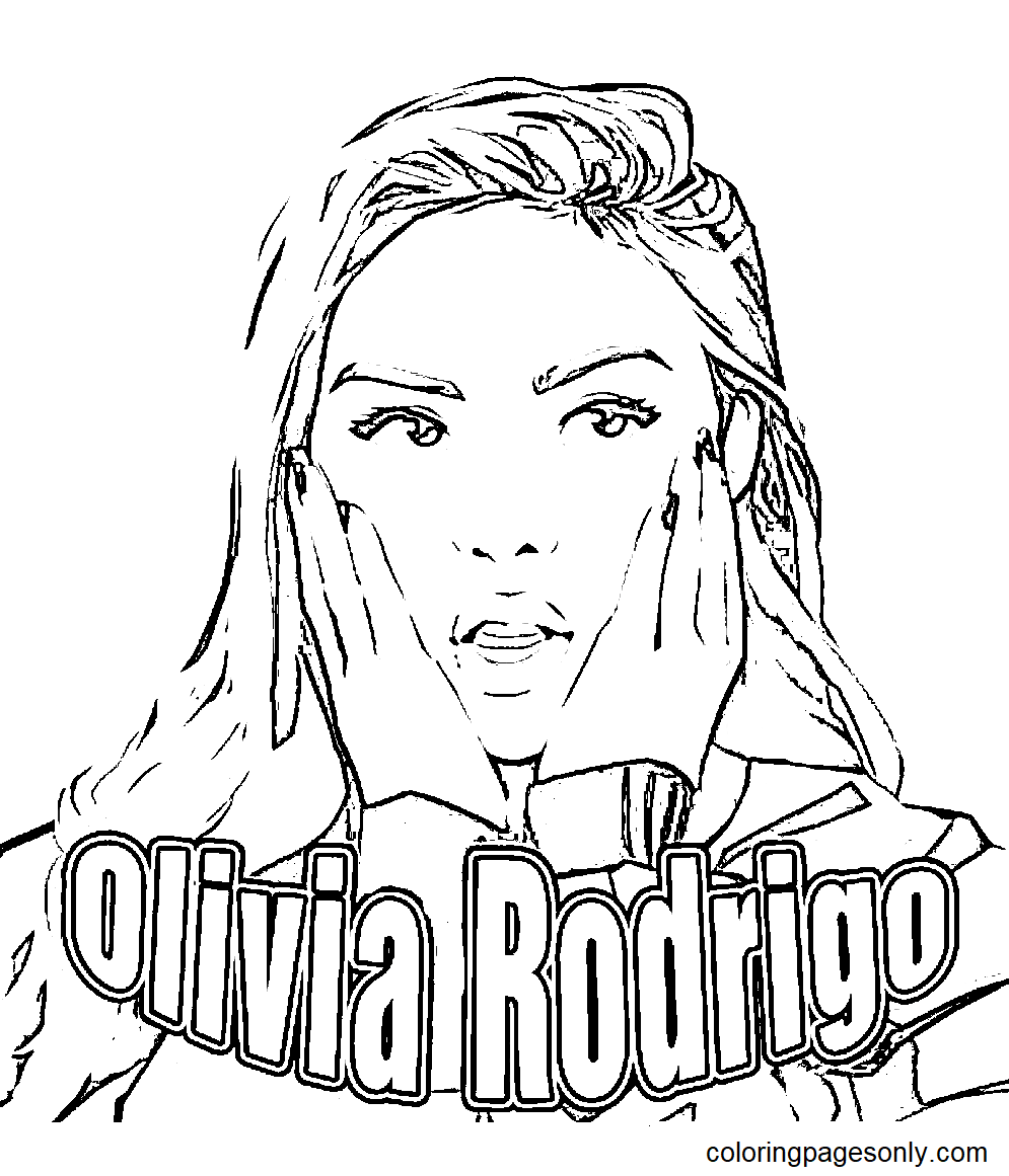 Olivia Rodrigo Coloring Pages Printable For Free Download