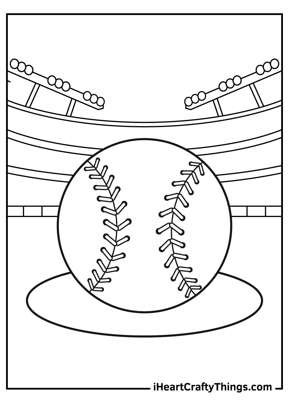 Online Baseball Coloring Pages And Printable For Kindergarten 100 Freemium 