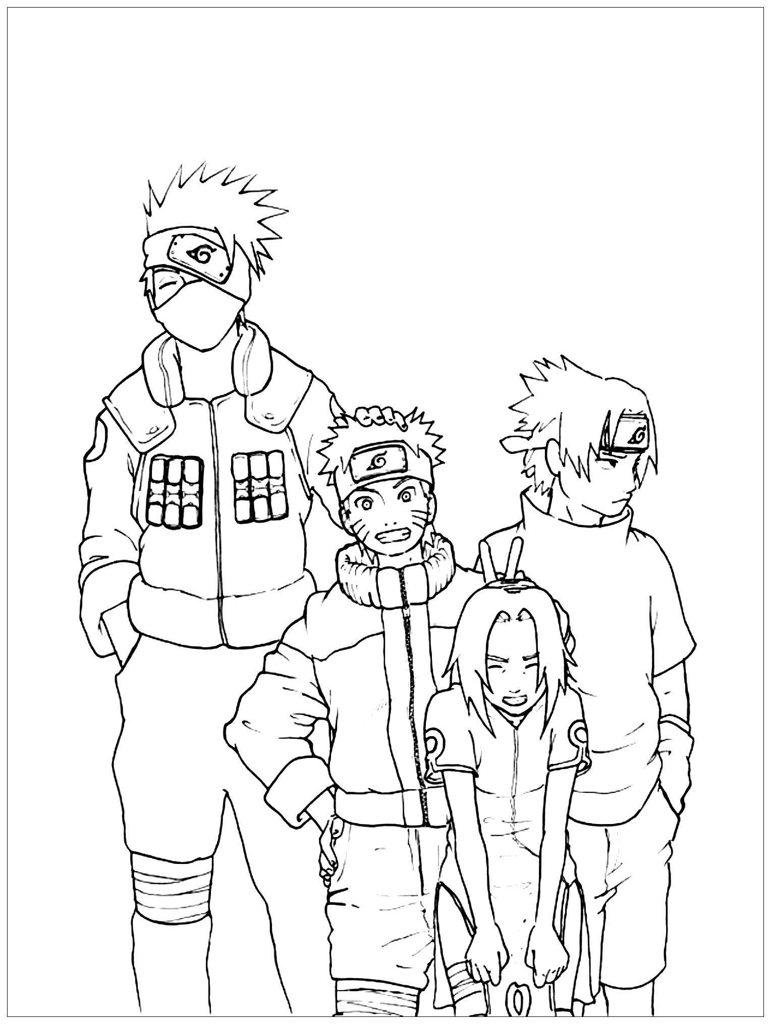 Naruto Coloring Pages Printable