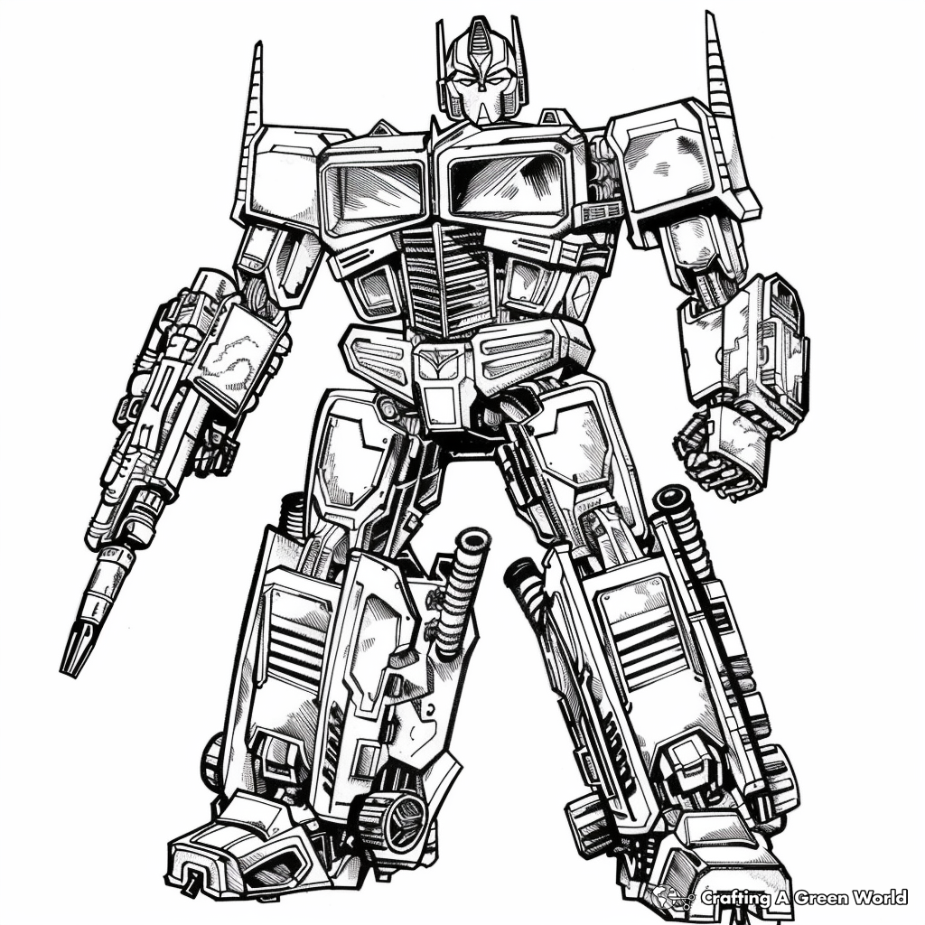 Free Printable Transformers Coloring Pages