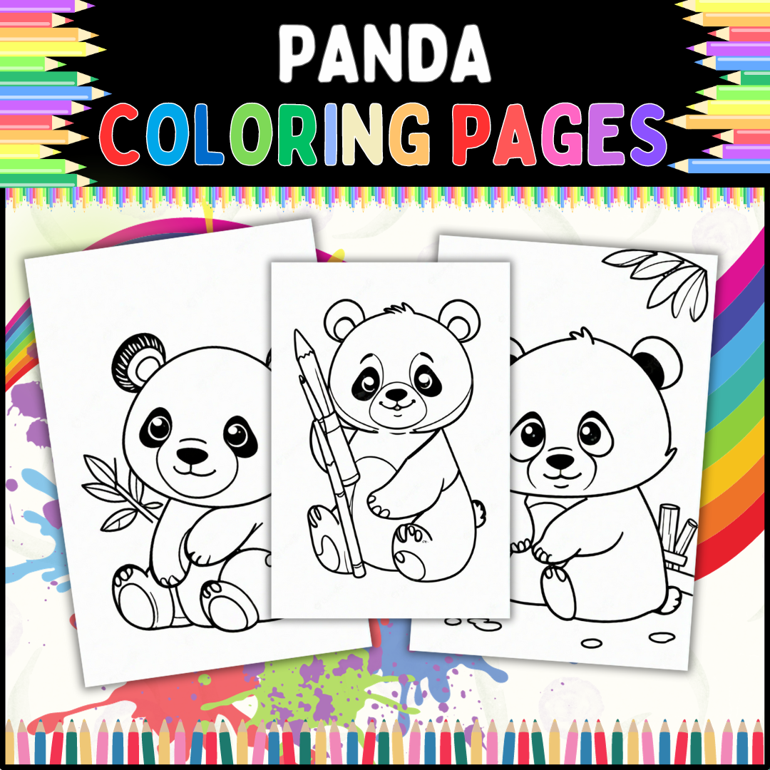 Panda Free Coloring Pages