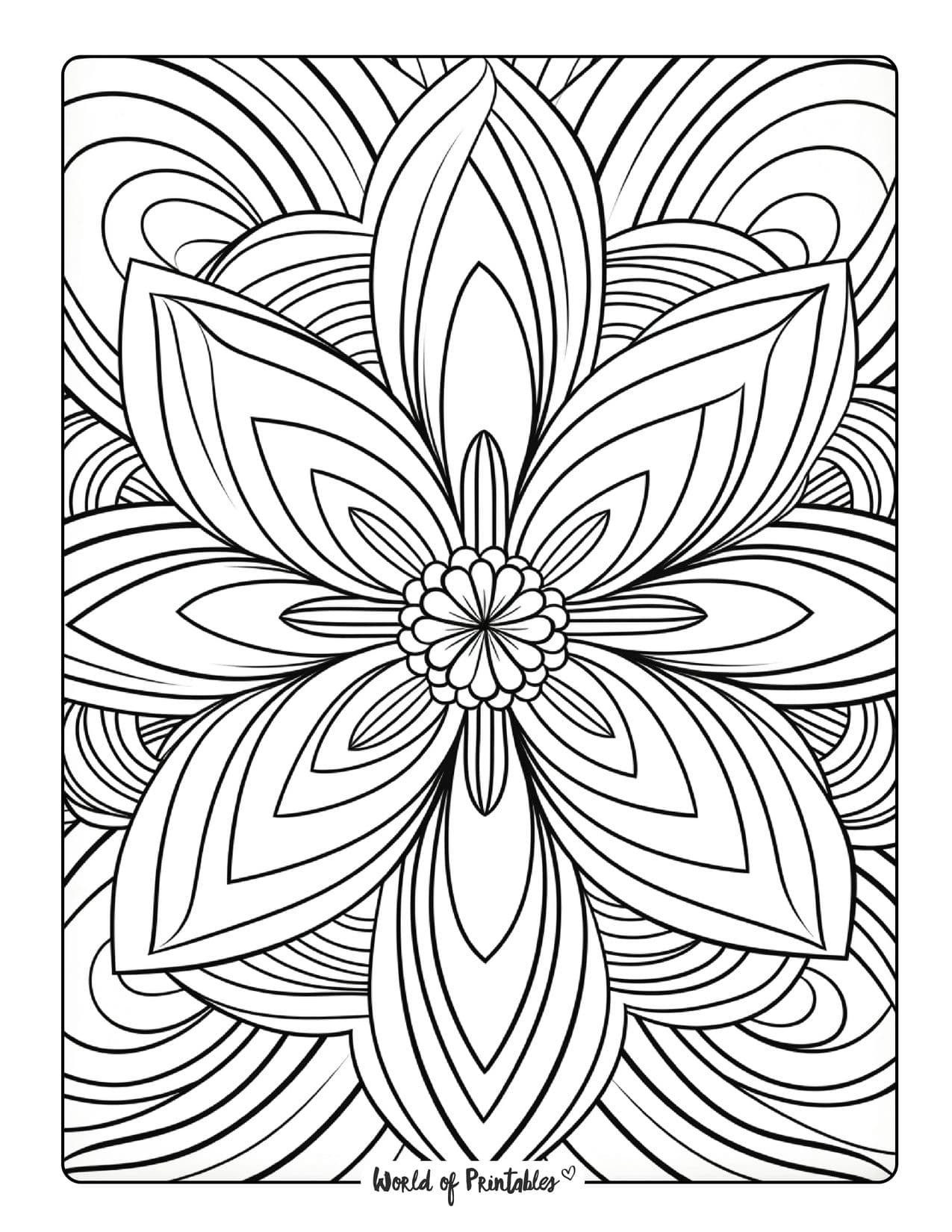 Printable Pattern Coloring Pages