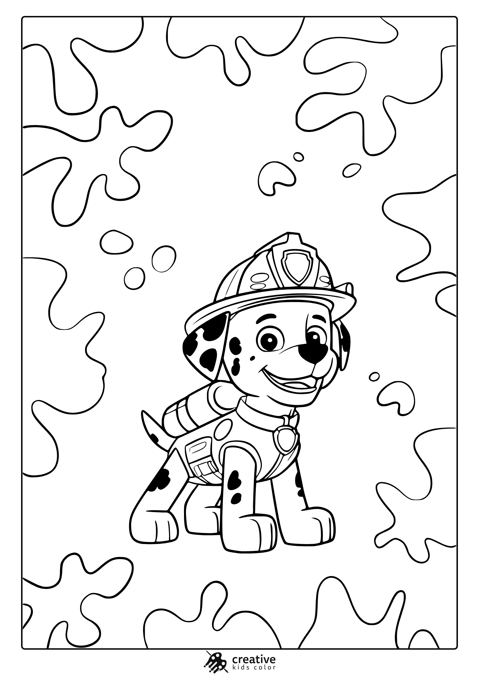 Paw Patrol Printable Coloring Page