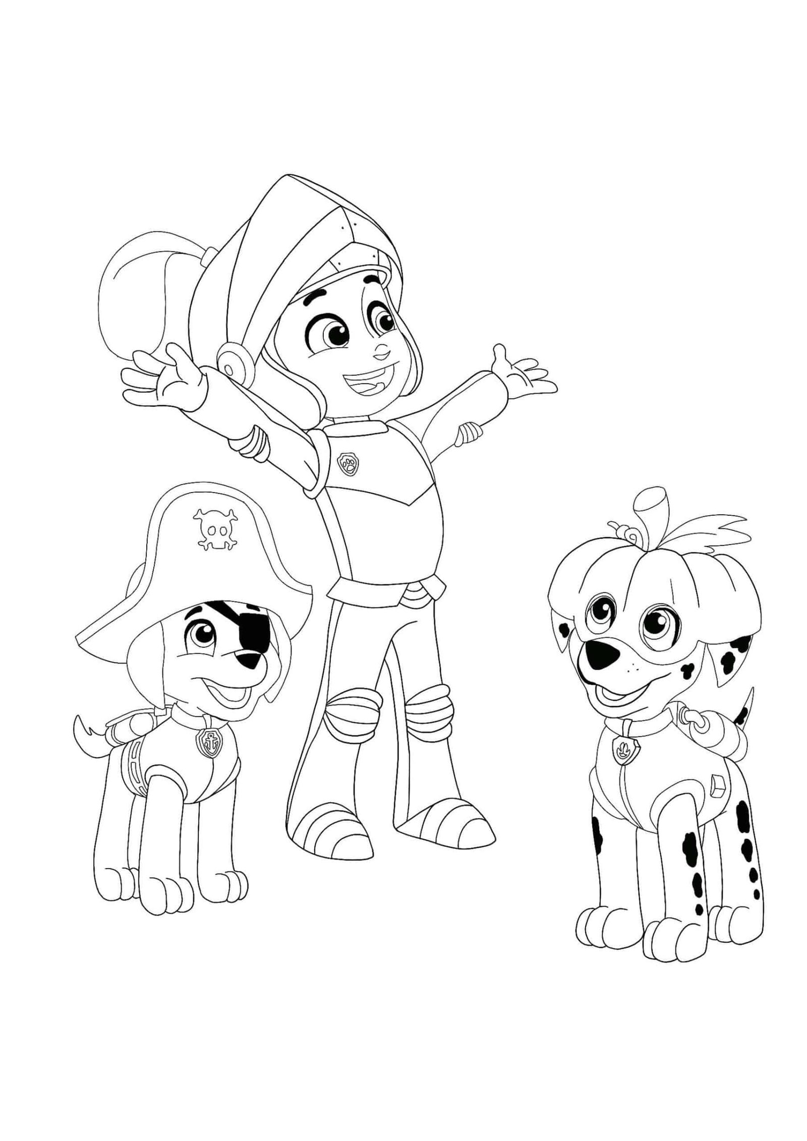 Printable Paw Patrol Color Pages