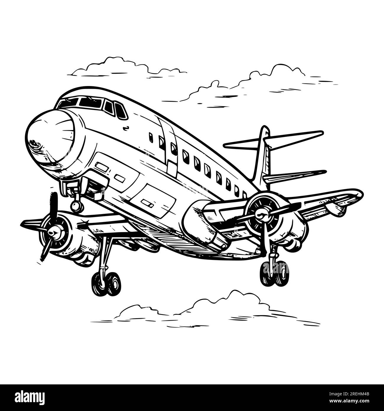 Airplane Coloring Pages Printable