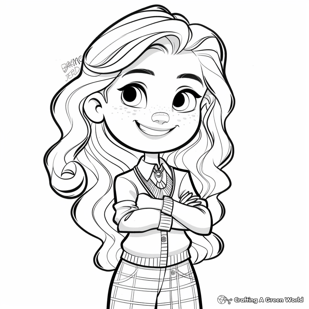 Free Preppy Coloring Pages