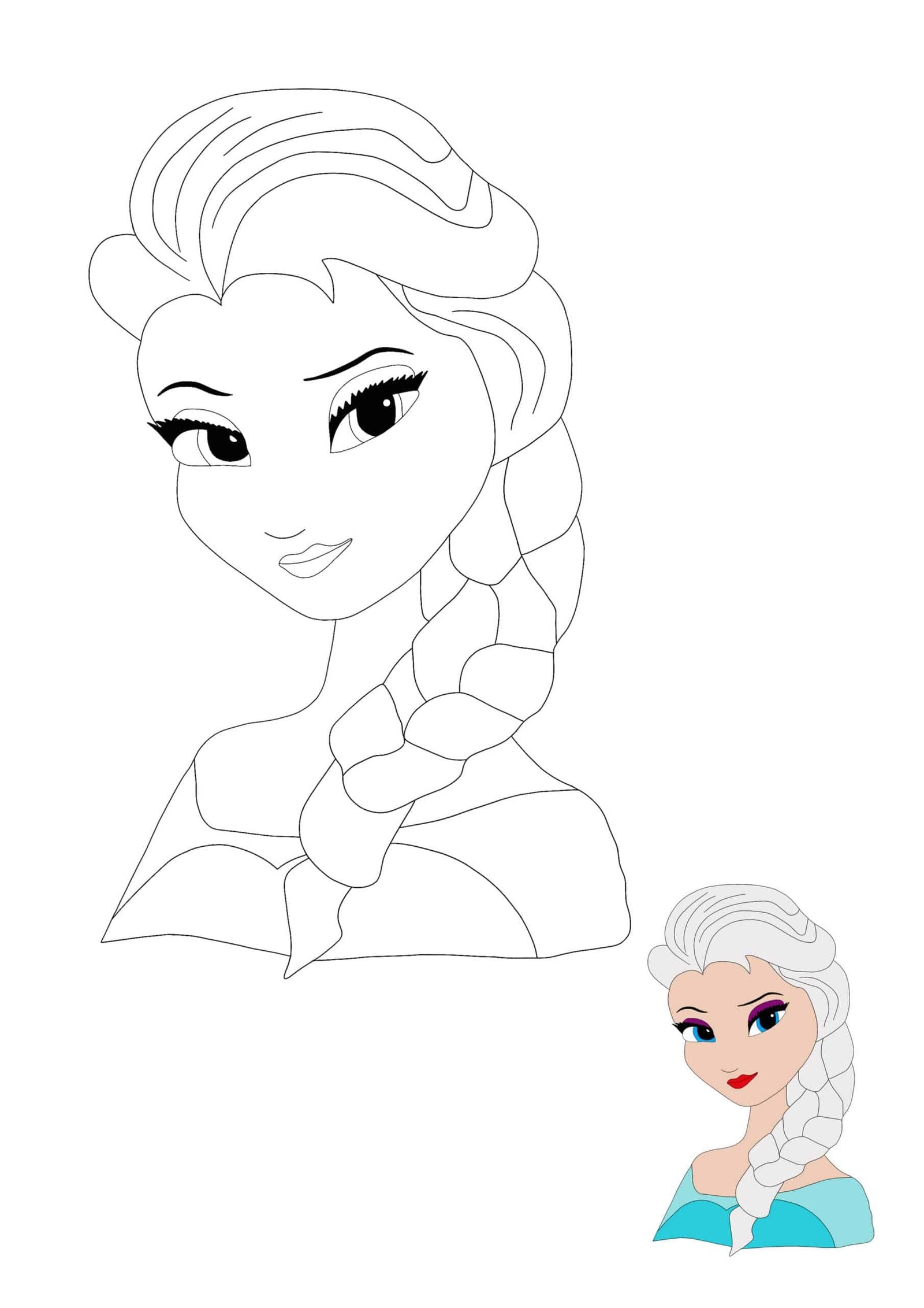 Elsa Coloring Pages Free